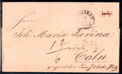 Krakau 1846, Brief von Krakau am 3.12. nach Cöln (Preussen), ...