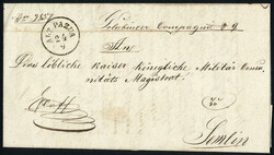 ALT PAZUA 1857/1860, zwei Exoffo Briefe, einer von ALT PAZUA (Müller ...