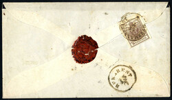Hermannstadt 1850, eingeschriebener Brief von Hermannstadt am 11.7. ...