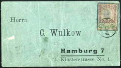 1898, Brief von Horodenca am 13.6. nach Hamburg frankiert mit 10 Kr. ...