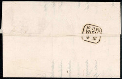 1858, Drucksache von Paris am 1.4. nach Wien frankiert mit Napoleon ...