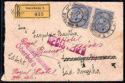 Oderberg 1915, eingeschriebener Brief von Oderberg 1 am 15.11. nach ...