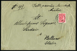 Maishofen 1903, Brief von Maishofen am 29.6. nach Belluno (Italien) ...