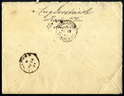 Baden 1897, Brief von Baden 1 am 23.7. über Brindisi, Shanghai und ...