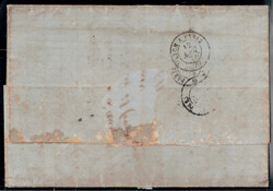 Dabrata 1874, Brief aus Dabrata am 5.8. über Cattaro nach ...