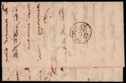 1827, Brief vom 3.2.1827 von Lissabon über England nach Brüssel ...