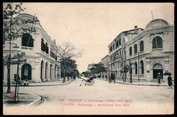 1907, Ansichtskarte vom 4.10.1907 von Mong-Tseu-Chine nach Napoli ...