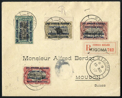 1917/18, zwei rekommandierte Briefe vom 15.11.1917 und vom 21.4.1918 ...