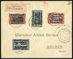 1917/18, zwei rekommandierte Briefe vom 15.11.1917 und vom 21.4.1918 ...