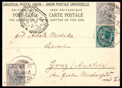 1901, Indien, Missions-Ansichtskarte vom 17.5.1901 von Lahore nach ...