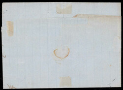 LETA ARR.TA / PER MARE, 1863, Schiffsbrief vom 4.6.1863 nach Curzola, ...