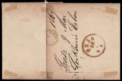 1864, Brief der zweiten Gewichtsstufe vom 9.5.1864 von Graz nach Prag ...