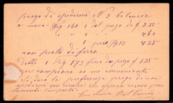 CIMINO: klar abgeschlagener Einkreisstempel vom 12.3.1881 auf einer ...