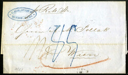 1873, Argentinien, Portobrief von Buenos Aires überSouthampton, ...