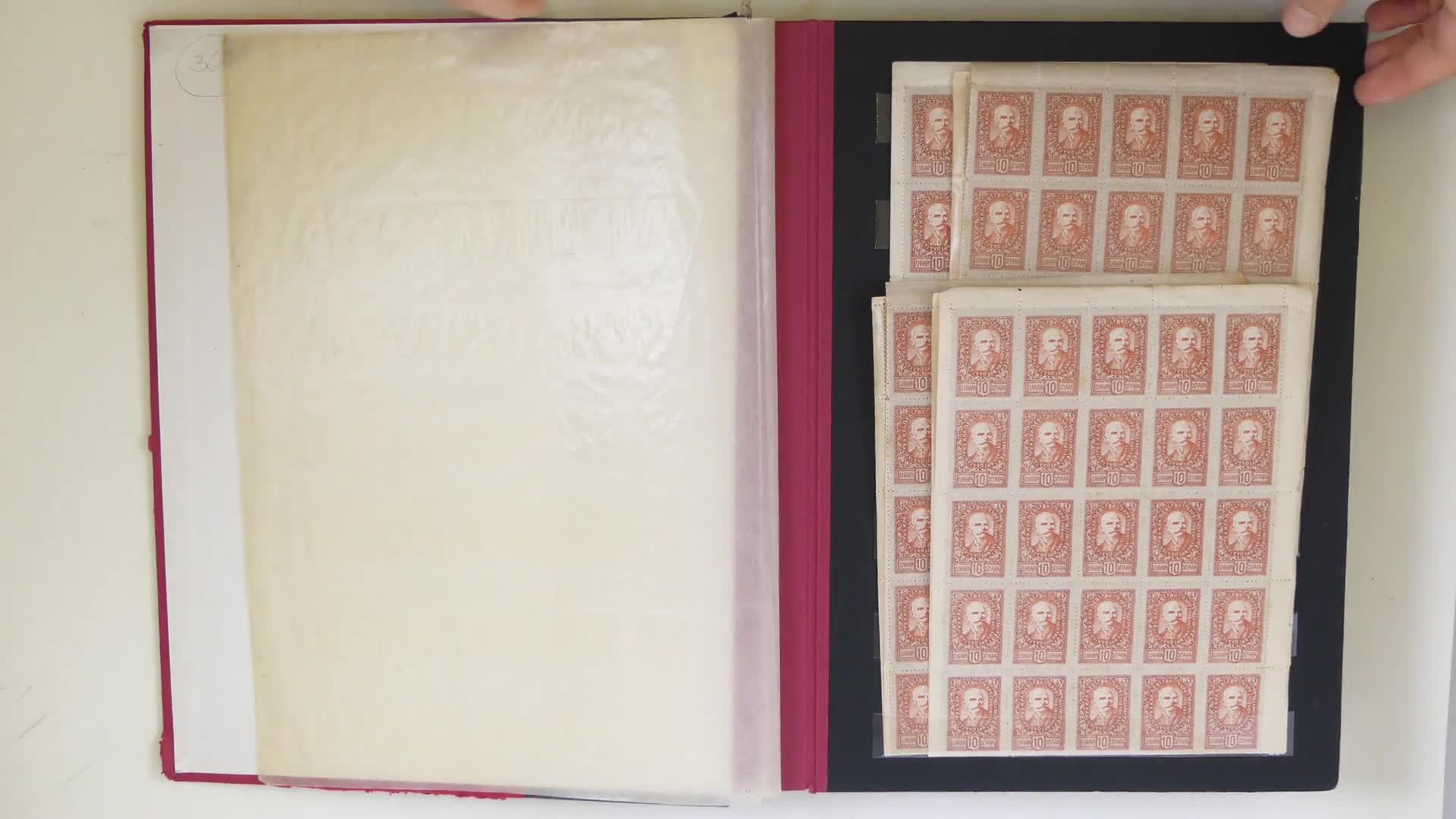 Jugoslawien 1920, Freimarken König Peter, 2 dicke Alben mit ...