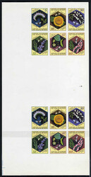 1987, Bienen und Blumen, 2 komplette ungezähnte Sätze mit ...