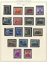 Slowenien Volksrepublik 1945 und Ausgaben für Istrien und das ...