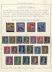 Slowenien Volksrepublik 1945 und Ausgaben für Istrien und das ...