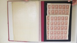 Jugoslawien 1920, Freimarken König Peter, 2 dicke Alben mit ...