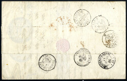 1860, handgeschriebene Preisliste aus Krainburg nach Boulogne S ...