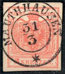 Mauthausen 31.3., 3 Kreuzer, ANK 3, Müller 25P