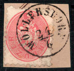 Wöllersdorf 24.6., Briefstück mit 5 Kreuzer, ANK 32, Müller ...