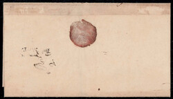 Hohenems 30. SEP, Langstempel auf 9 Kreuzer Brief, ANK 5 III / ...