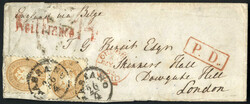 4770: Austria Lombardía Véneto - Cancellations and seals