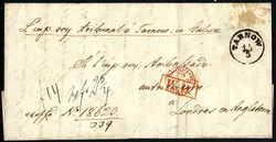 Tarnow 1862, ex offo Brief vom 14.3.1862 von Tarnow über Krakau nach ...