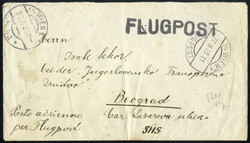 1923, Luftpost Brief von Wien am 29.9. nach Belgrad (Serbien) ...