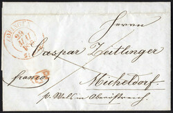 Schweiz 1850, zwei Briefe von der Schweiz nach Micheldorf in ...
