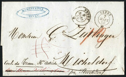 Schweiz 1850, zwei Briefe von der Schweiz nach Micheldorf in ...