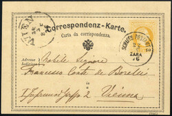 4745355: Österreich Abstempelungen Dalmatien - Ganzsachen