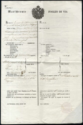 1844, itinerario di marcia per il conte Neipperg da Milano a Soncino, ...