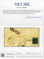 1853, gran parte del frontespizio e parte del verso di lettera ...