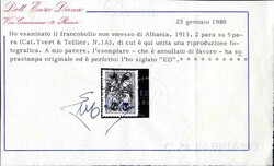 1913, 2 Pa. auf 5 Pa. ockergelb, Mi. Nr. A3, (Cat.Yvert &amp; Tellier ...