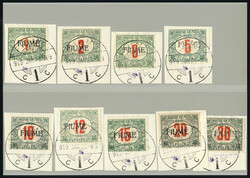 2555: Fiume - Revenue stamps