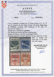 1920, Legionari, VEGLIA Reggenza Italiana del Carnaro, serie completa ...