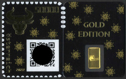 2022, 500 Euro "Goldener Bull" Crypto Marke, limitierte Auflage von ...