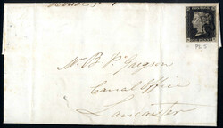 2865100: Great Britain 1840 1d black