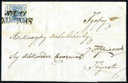 1854, kompletter Brief vom 7.3.1854 aus Travnik, mit einem ...