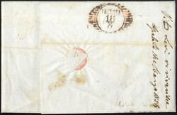 1854, kompletter Brief vom 7.3.1854 aus Travnik, mit einem ...