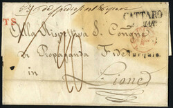 1846, Cattaro 2. MAR, Missionsbrief aus "Piscasio in ...