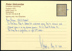 1867, 9 d. pale straw, plate 4, unused with good part original gum ...