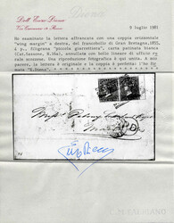 1856, letter dated 20.6.1856 from Glasgow via Lyon to Marseille, ...