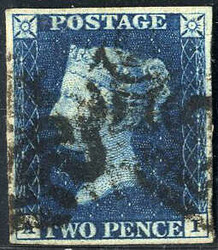 2865100: Great Britain 1840 1d black