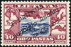 1935, Atlantikflug von Feliksas Vaitkus, ungebraucht, mehrfach ...