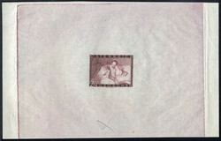 1935, Muttertag 24 Gr. Rotbraun, ungezähnter ungummierter ...