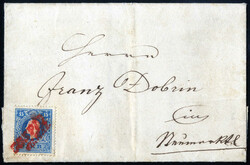 GOSPIC / 16. MAI, 1859, Brief vom 16.5.1859 von Gospic nachNeumarktl, ...