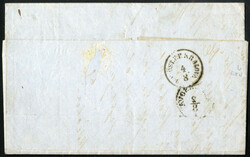 Alt-Orsova 2.8., 1855, Brief mit 6 Kreuzer Type III nach Kraiova, ...